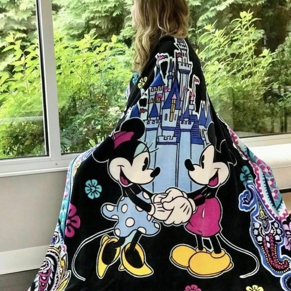 Vera Bradley Bedding Vera Bradley Disney Mickey Paisley Fleece
